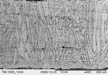 Columnar crystal structure